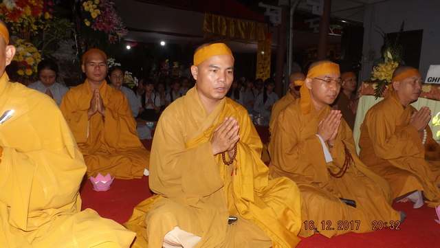 Đêm thắp nến tri ân tưởng niệm cố HT.Thích Ngộ Trí tại chùa Trường Thọ