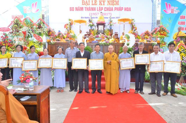 Đại lễ chính thức kỷ niệm 60 năm thành lập Chùa Pháp Hoa