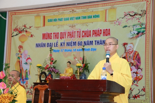 Triển lãm, mừng thọ, buffet kỷ niệm 60 năm ngày thành lập chùa Pháp Hoa, Đăk Nông