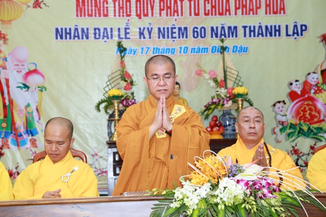 Triển lãm, mừng thọ, buffet kỷ niệm 60 năm ngày thành lập chùa Pháp Hoa, Đăk Nông