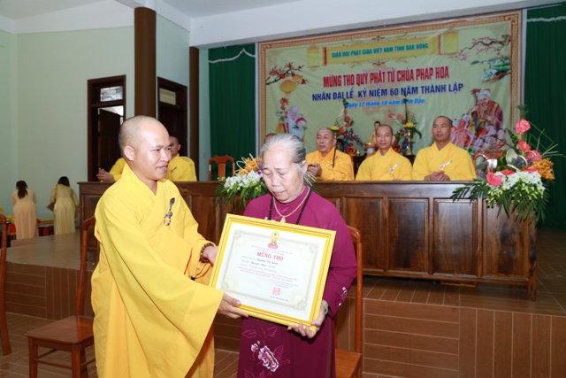 Triển lãm, mừng thọ, buffet kỷ niệm 60 năm ngày thành lập chùa Pháp Hoa, Đăk Nông