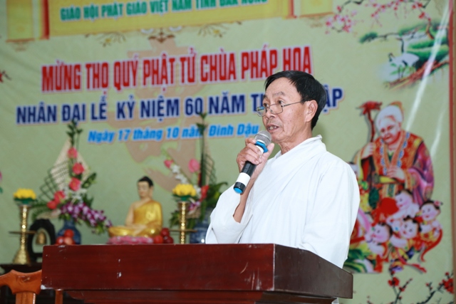 Triển lãm, mừng thọ, buffet kỷ niệm 60 năm ngày thành lập chùa Pháp Hoa, Đăk Nông