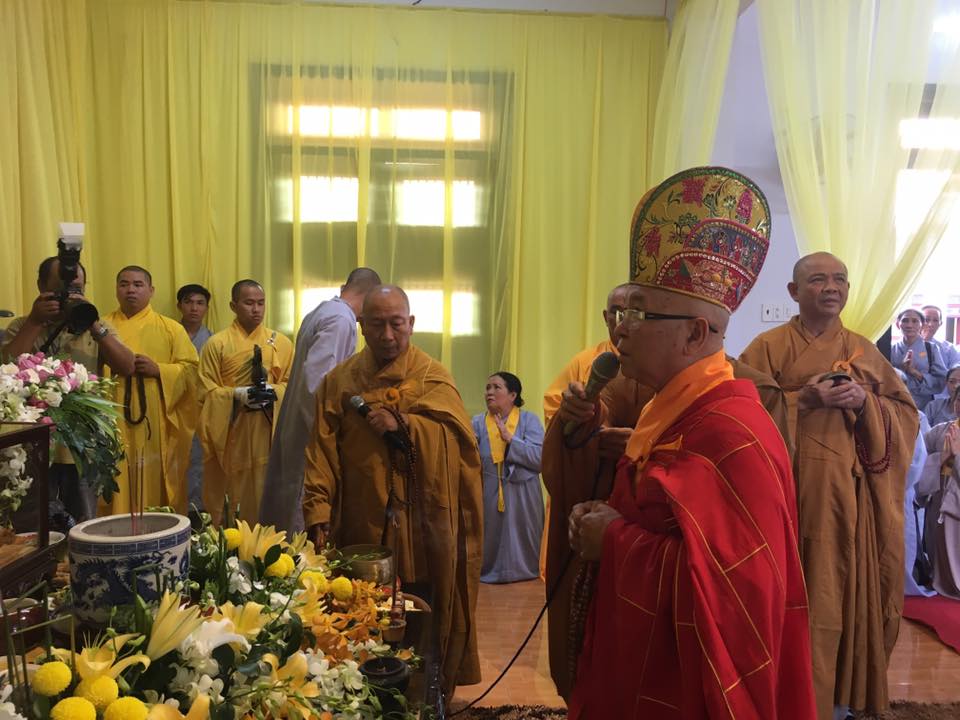 Khánh Hòa: Lễ thỉnh Giác linh HT.Thích Trí Viên Tham  Phật - Yêt Tổ