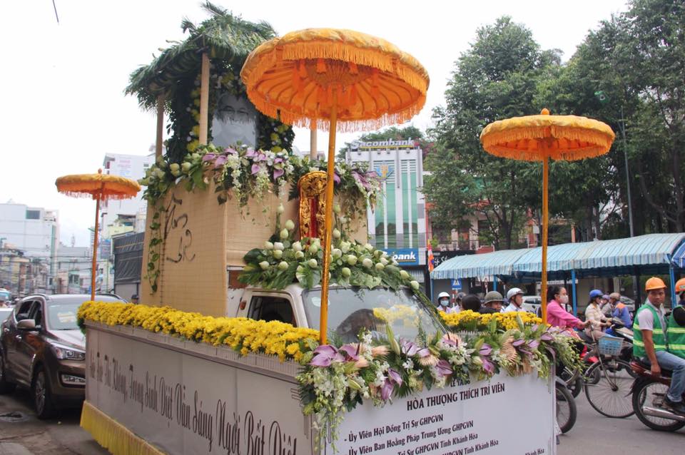Khánh Hòa: Lễ thỉnh Giác linh HT.Thích Trí Viên Tham  Phật - Yêt Tổ