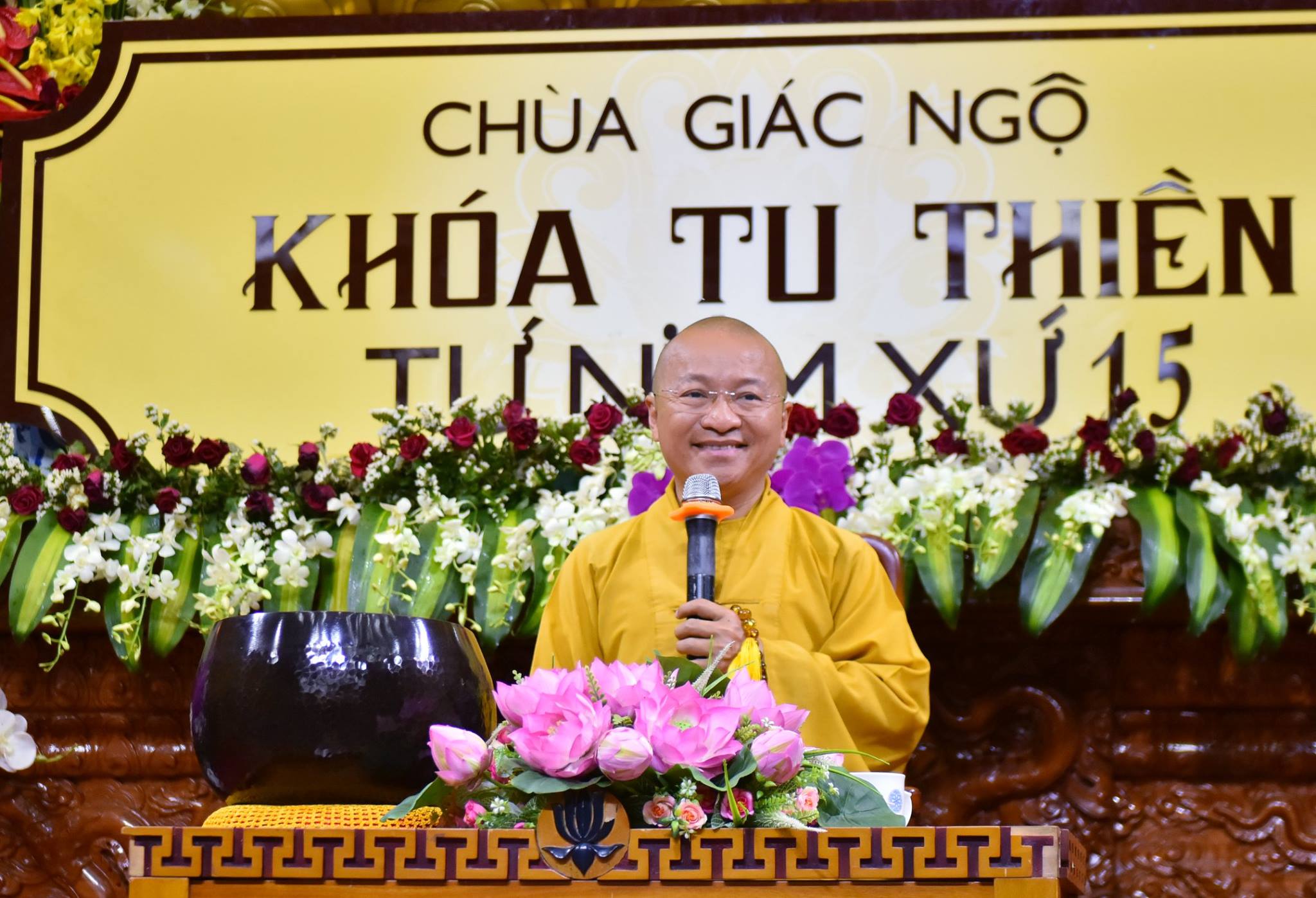 CHÙA GIÁC NGỘ: KHÓA TU THIỀN LẦN THỨ 15, NGÀY 25-03-2018
