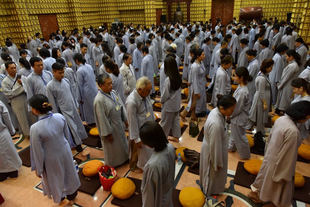 CHÙA GIÁC NGỘ: KHÓA TU THIỀN LẦN THỨ 15, NGÀY 25-03-2018