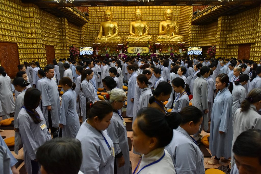 CHÙA GIÁC NGỘ: KHÓA TU THIỀN LẦN THỨ 15, NGÀY 25-03-2018