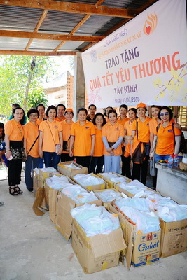Tổng kết chương trình “Quà Tết Yêu Thương”  tại Tây Ninh, ngày 03/02/2018 (C144)