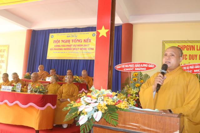 Bình Dương: Lễ Tổng Kết Phật Sự Năm 2017 của BTS GHPGVN TP.Thủ Dầu Một.