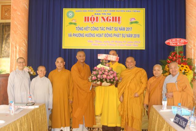Bình Dương: Lễ Tổng Kết Phật Sự Năm 2017 của BTS GHPGVN Huyện Dầu Tiếng.