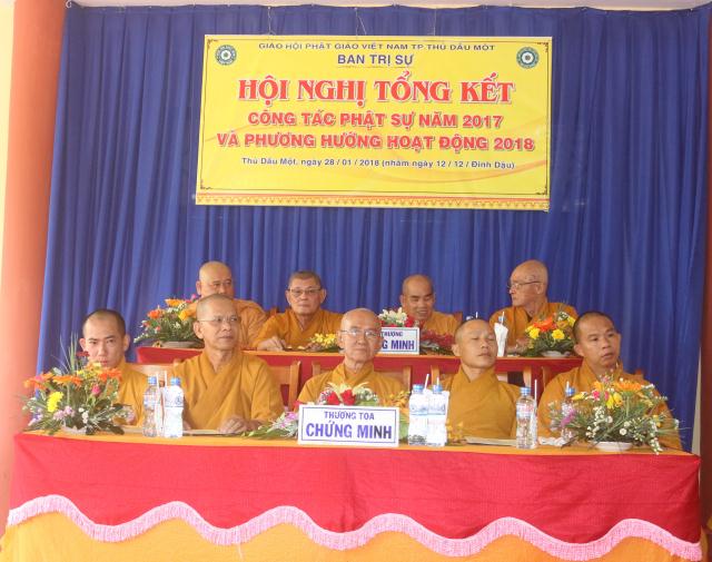 Bình Dương: Lễ Tổng Kết Phật Sự Năm 2017 của BTS GHPGVN TP.Thủ Dầu Một.