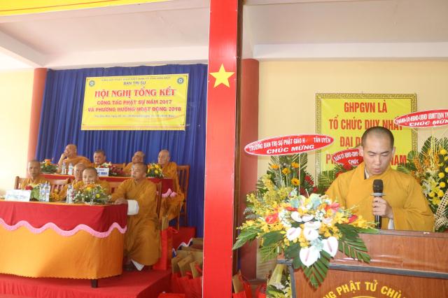 Bình Dương: Lễ Tổng Kết Phật Sự Năm 2017 của BTS GHPGVN TP.Thủ Dầu Một.