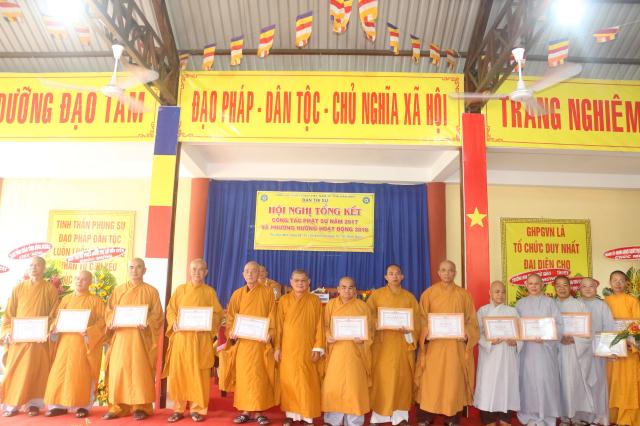 Bình Dương: Lễ Tổng Kết Phật Sự Năm 2017 của BTS GHPGVN TP.Thủ Dầu Một.