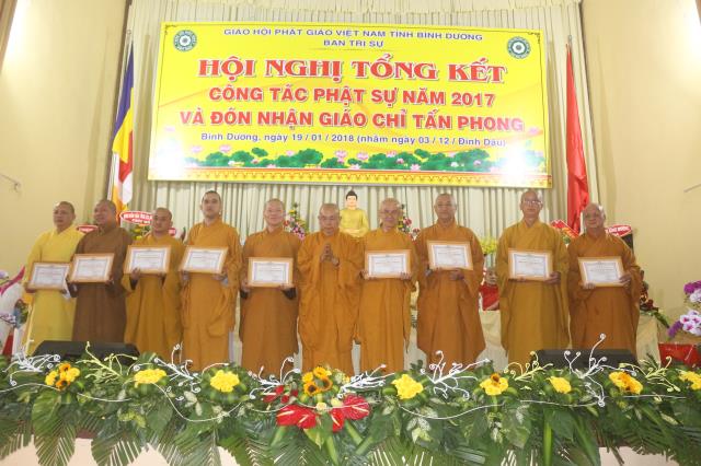 Bình Dương: Hội nghị tổng kết công tác Phật sự 2017