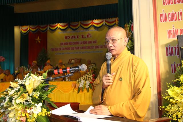 Nam Định: Đón nhận Huân chương LĐ hạng I của Chủ tịch nước- Giáo chỉ tấn phong của Đức Pháp chủ GHPGVN