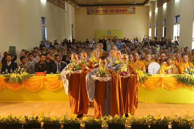 Nam Định: Đón nhận Huân chương LĐ hạng I của Chủ tịch nước- Giáo chỉ tấn phong của Đức Pháp chủ GHPGVN