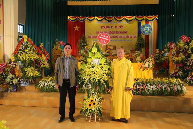 Nam Định: Đón nhận Huân chương LĐ hạng I của Chủ tịch nước- Giáo chỉ tấn phong của Đức Pháp chủ GHPGVN
