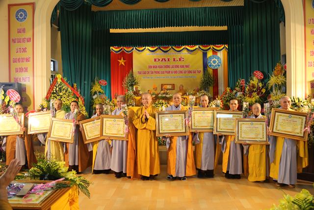 Nam Định: Đón nhận Huân chương LĐ hạng I của Chủ tịch nước- Giáo chỉ tấn phong của Đức Pháp chủ GHPGVN