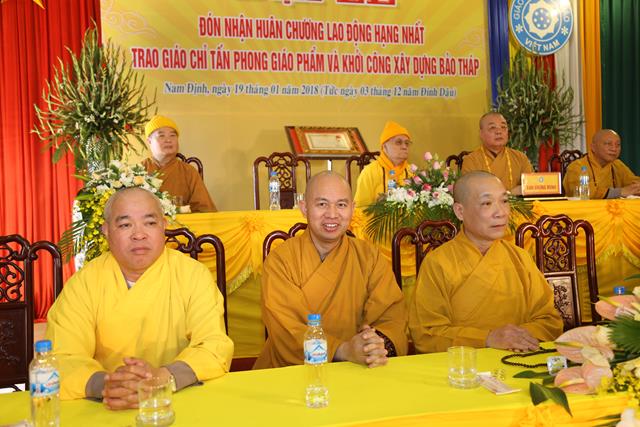 Nam Định: Đón nhận Huân chương LĐ hạng I của Chủ tịch nước- Giáo chỉ tấn phong của Đức Pháp chủ GHPGVN