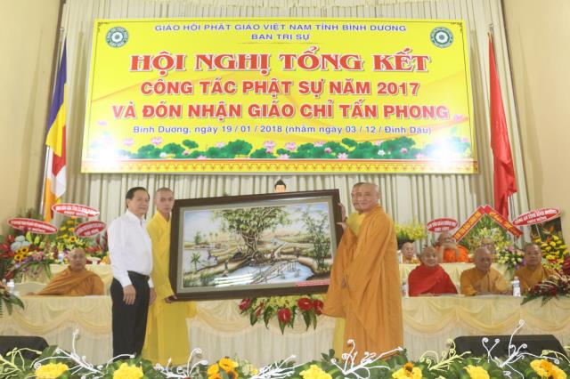 Bình Dương: Hội nghị tổng kết công tác Phật sự 2017