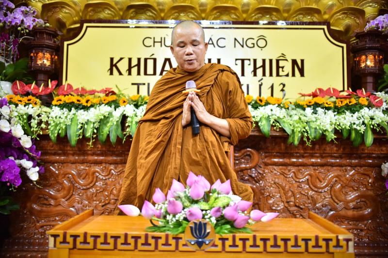 Chùa Giác Ngộ: Khóa tu Thiền lần thứ 13