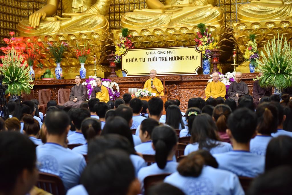 Chùa Giác Ngộ: Khóa tu Tuổi Trẻ Hướng Phật lần thứ 21