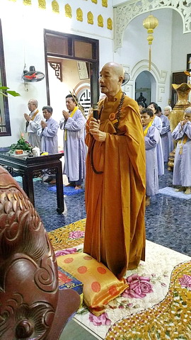 Đạo tràng Bát quan trai chùa Đức Hòa tổng kết cuối năm