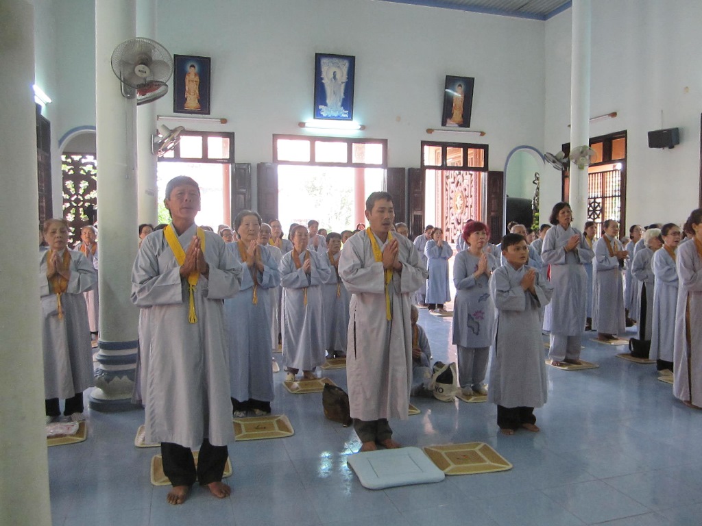 Đạo tràng Bát quan trai chùa Đức Hòa tổng kết cuối năm