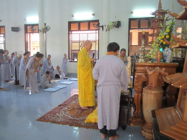 Đạo tràng Bát quan trai chùa Đức Hòa tổng kết cuối năm