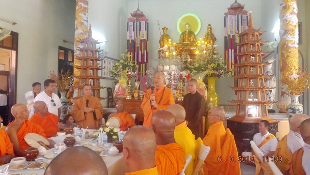 Đức Tăng thống và phái đoàn Phật giáo Sri Lanka thăm chùa Đức Hòa
