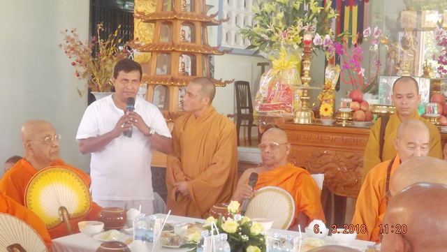 Đức Tăng thống và phái đoàn Phật giáo Sri Lanka thăm chùa Đức Hòa