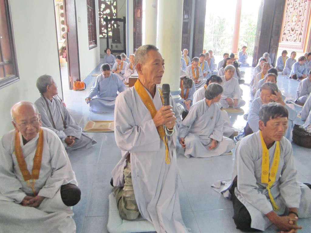 Đạo tràng Bát quan trai chùa Đức Hòa tổng kết cuối năm