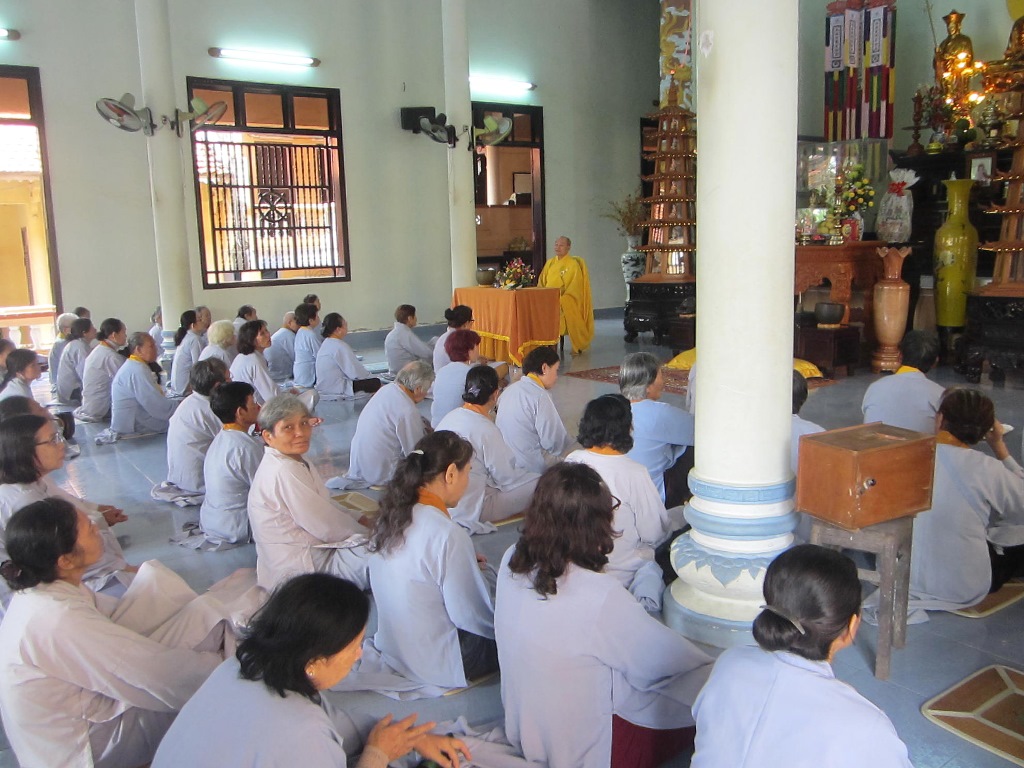 Đạo tràng Bát quan trai chùa Đức Hòa tổng kết cuối năm