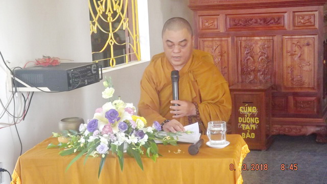 Đạo tràng Bát quan trai chùa Long Thạnh khai khóa đầu năm