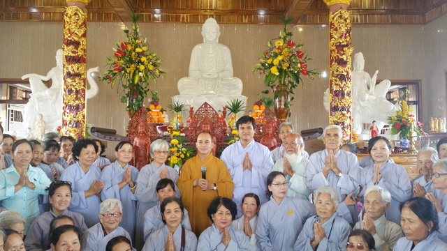 Lễ an vị Phật tại chùa Hưng Long