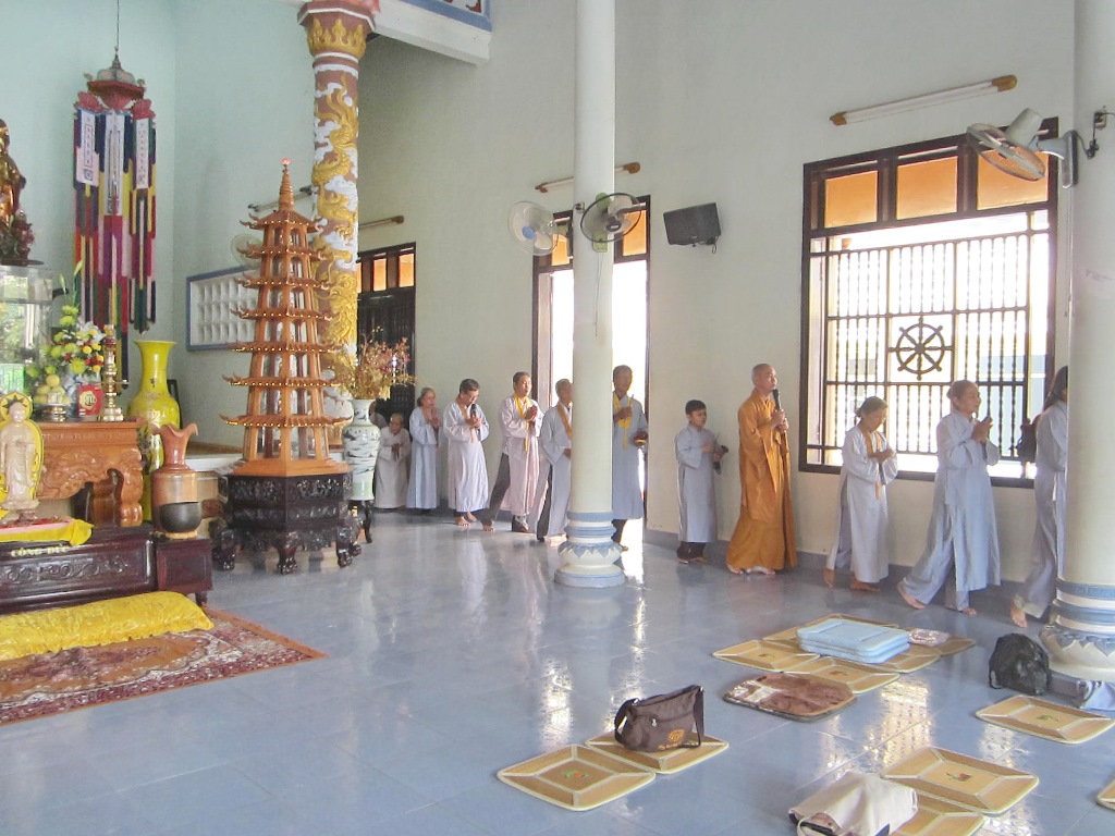 Đạo tràng Bát quan trai chùa Đức Hòa tổng kết cuối năm