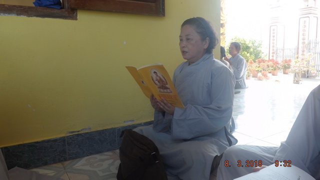 Đạo tràng Bát quan trai chùa Long Thạnh khai khóa đầu năm