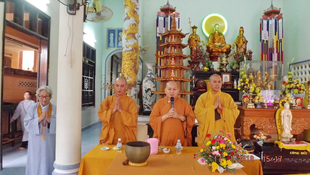 Đạo tràng Bát quan trai chùa Đức Hòa tổng kết cuối năm