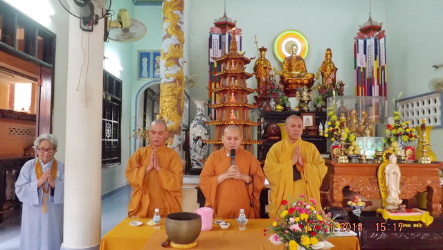 Đạo tràng Bát quan trai chùa Đức Hòa tổng kết cuối năm