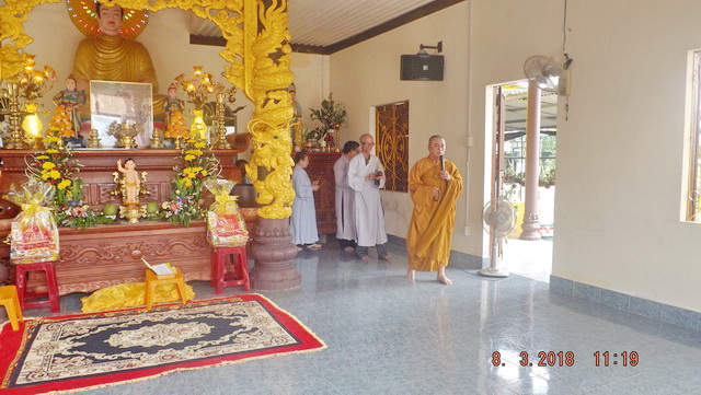 Đạo tràng Bát quan trai chùa Long Thạnh khai khóa đầu năm