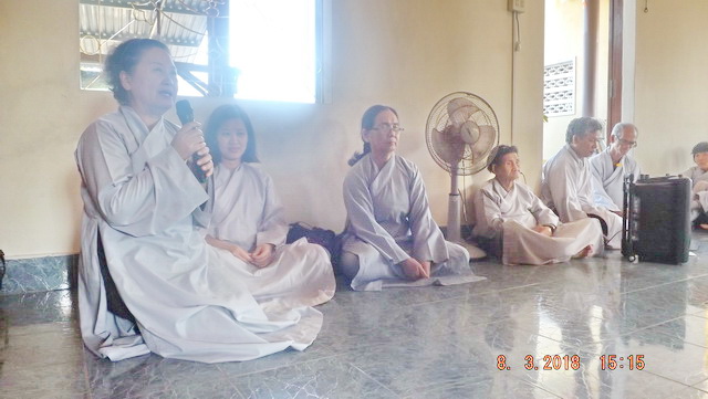 Đạo tràng Bát quan trai chùa Long Thạnh khai khóa đầu năm