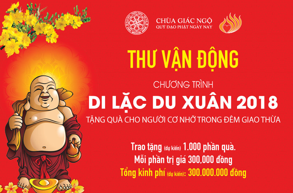 Thư vận động Chương trình “Di Lặc Du Xuân 2018” - C138