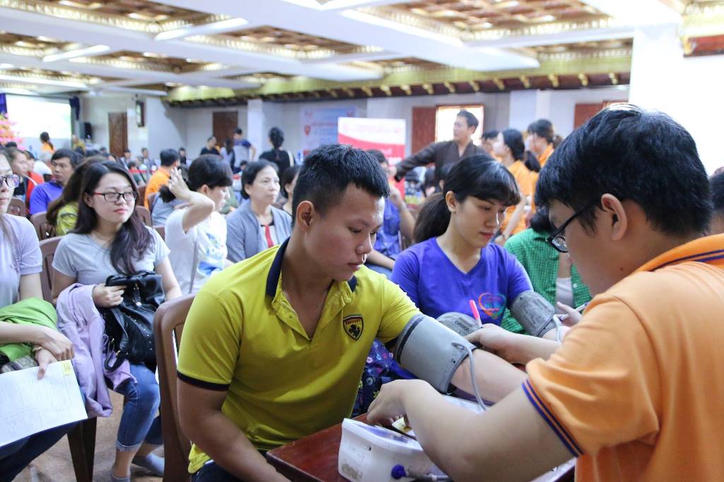 559 người hiến máu tại Chùa Giác Ngộ, ngày 7-4-2018