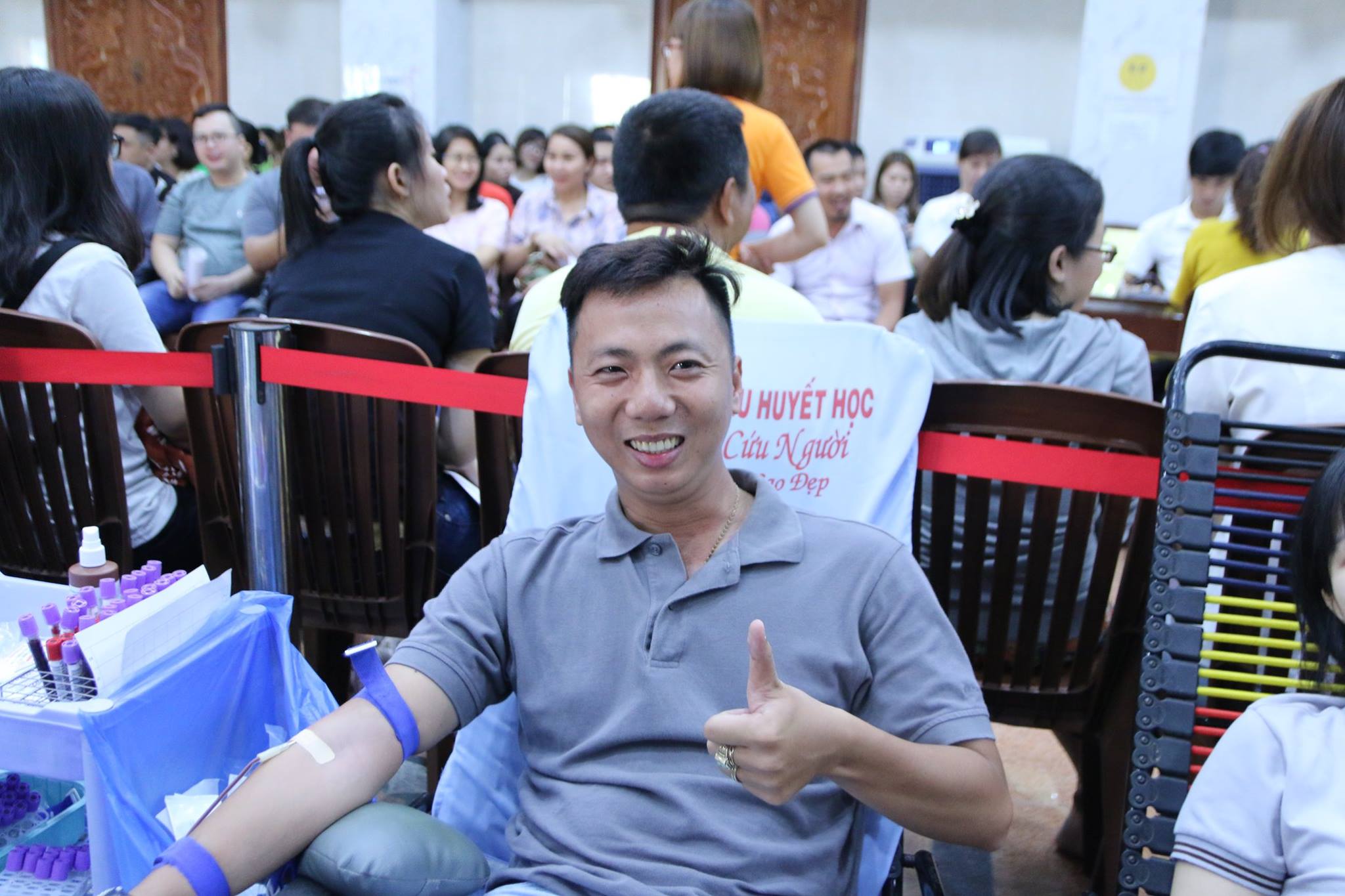 559 người hiến máu tại Chùa Giác Ngộ, ngày 7-4-2018