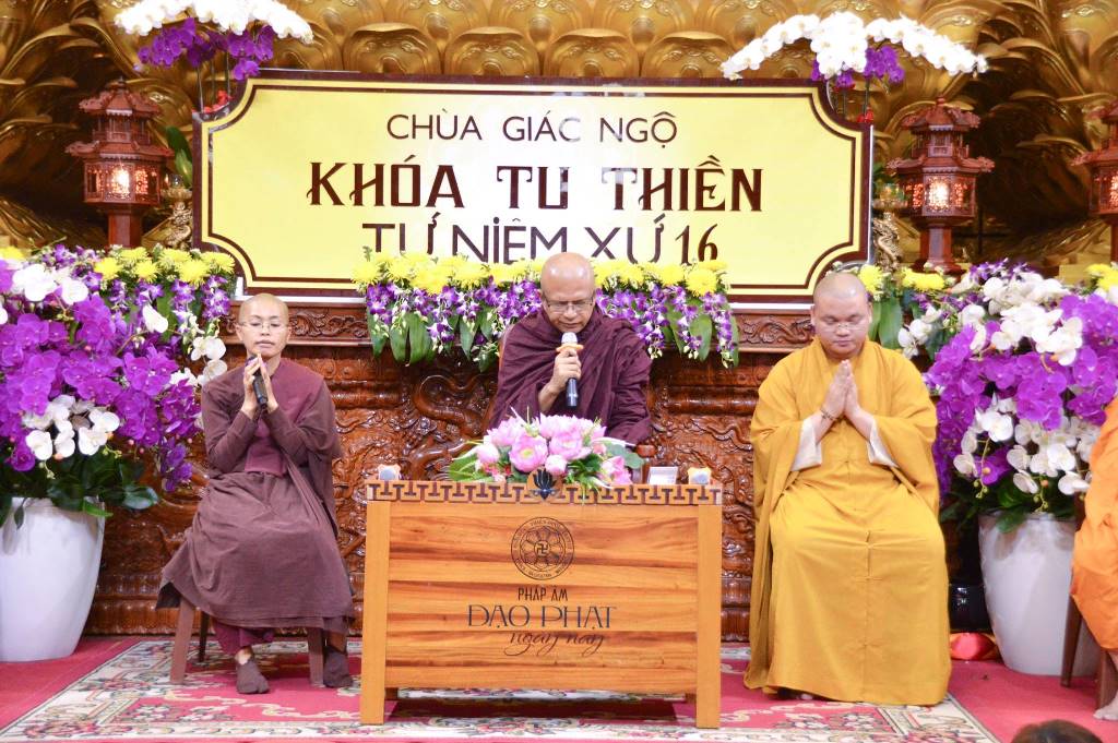 Chùa Giác Ngộ: Khóa tu Thiền lần thứ 16, ngày 08-04-2018 (23-02 Mậu Tuất)