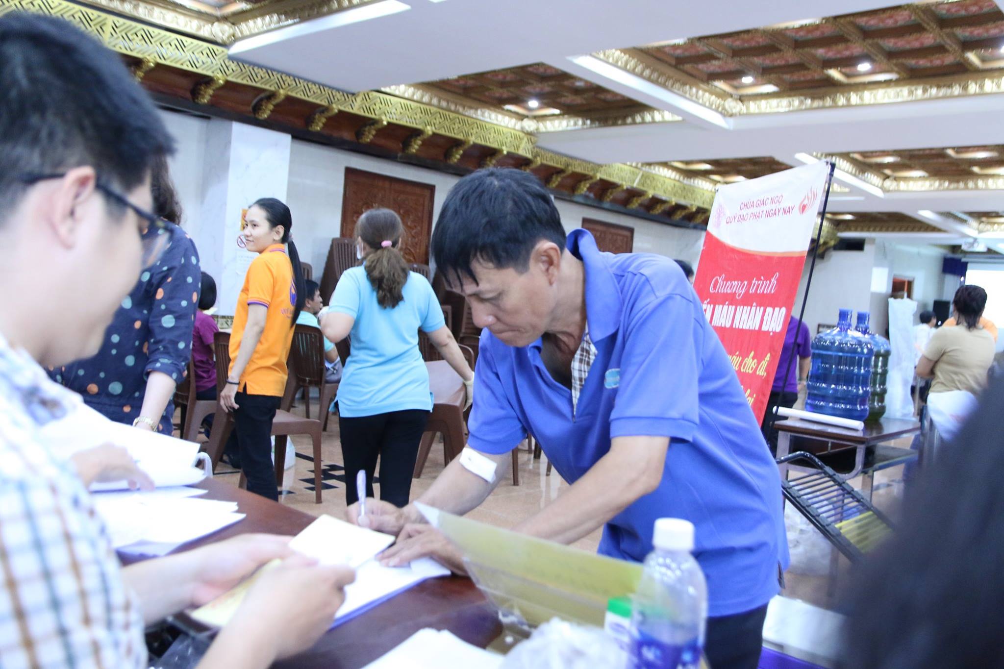 559 người hiến máu tại Chùa Giác Ngộ, ngày 7-4-2018