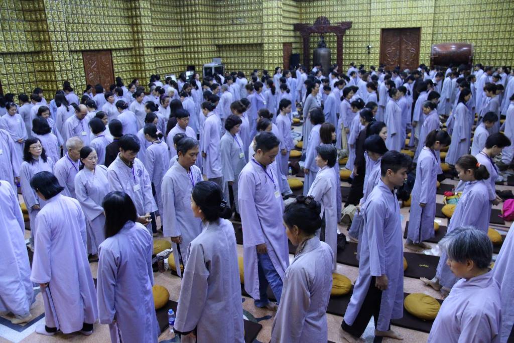 Chùa Giác Ngộ: Khóa tu Thiền lần thứ 16, ngày 08-04-2018 (23-02 Mậu Tuất)
