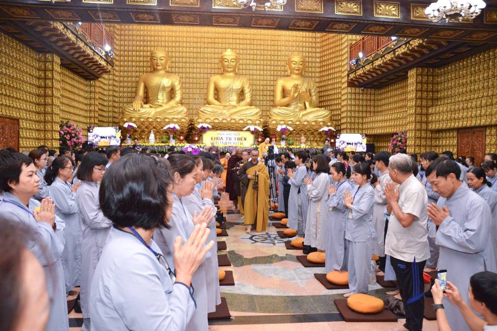 Chùa Giác Ngộ: Khóa tu Thiền lần thứ 16, ngày 08-04-2018 (23-02 Mậu Tuất)