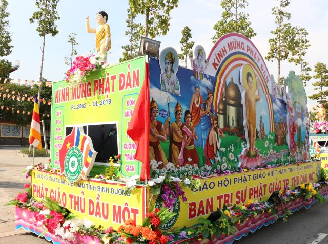 Bình Dương: Tưng bừng chào mừng Đại lễ Phật Đản