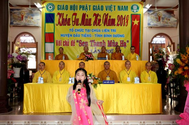 Dầu Tiếng: Khai Mạc Khóa Tu Sen Thanh Mùa Hạ lần VI